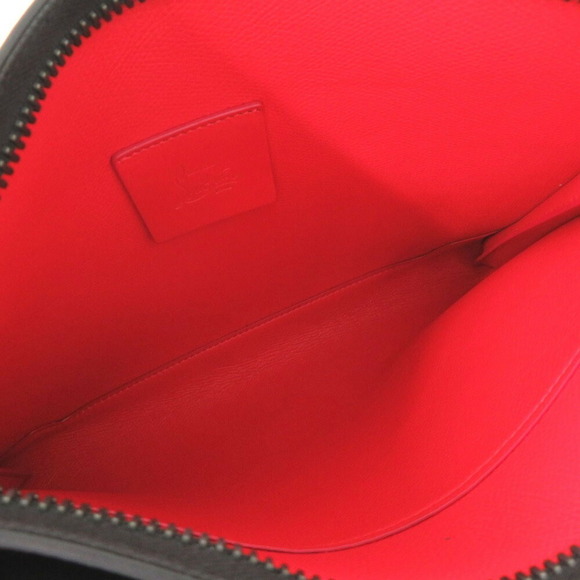 CHRISTIAN LOUBOUTIN Sky Pouch Studded Leather Shoulder Bag - Picture 4 of 8